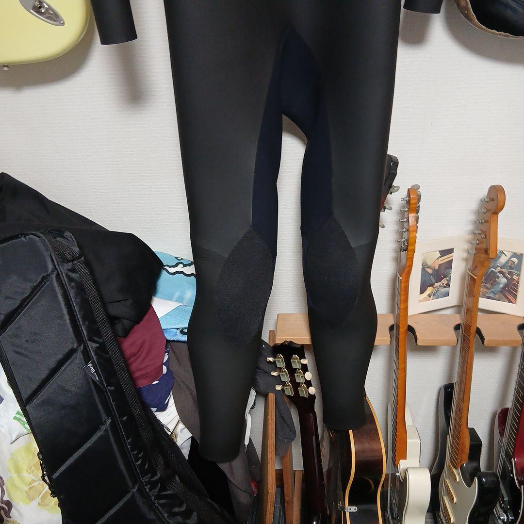 ブラック フルスーツ ウェットスーツ5×3ミリXL