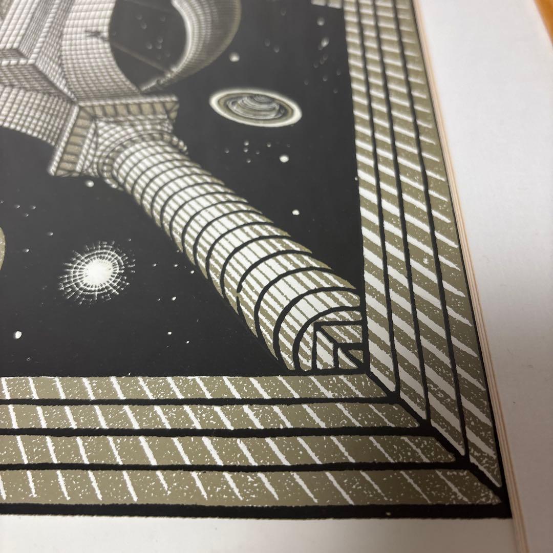 ヴィンテージ M.C. Escher ”もう一つの世界” ポスター　エッシャー