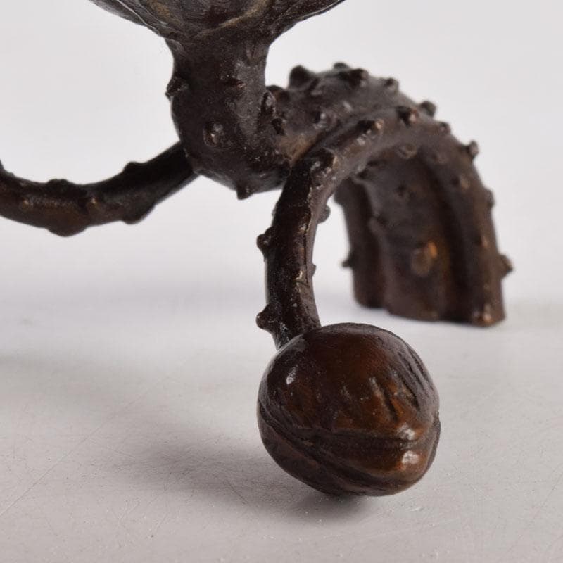 Mr.+Ms.Bean（廣上精一）作　銅製　蓮形　蓋置　共箱　V　8460