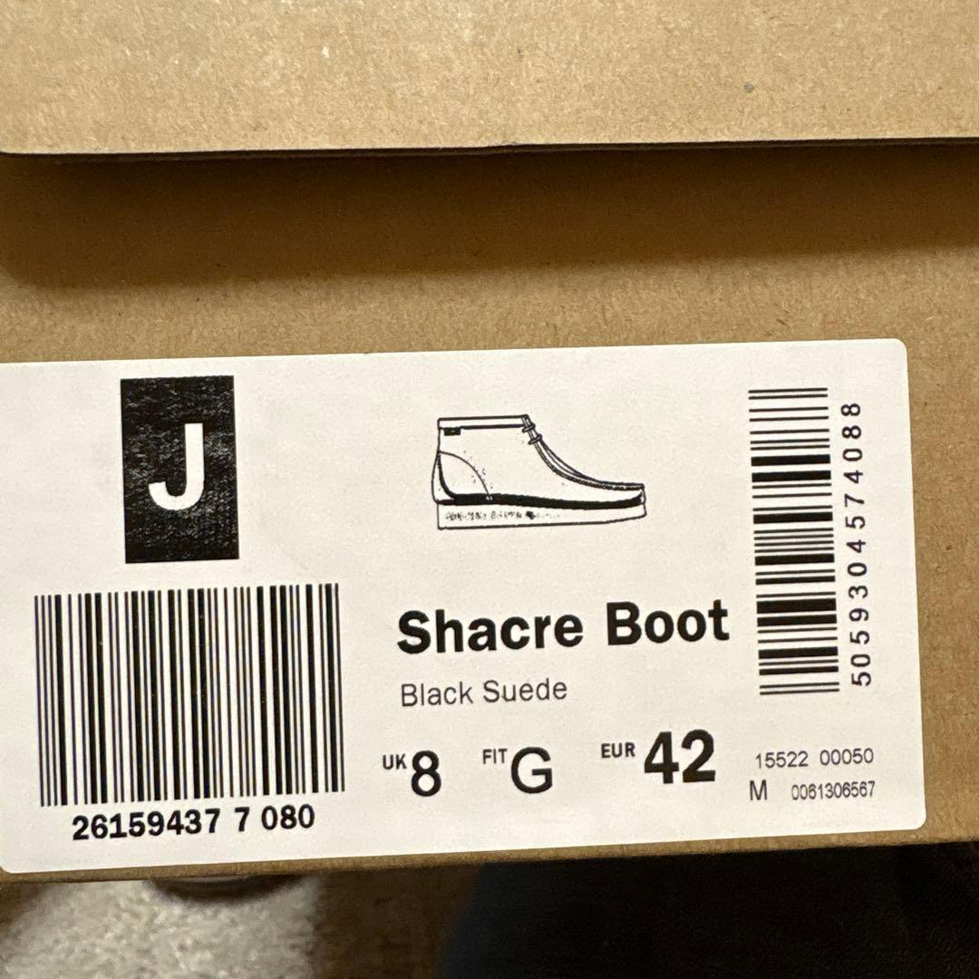 Clarks『クラークス』黒 スエード ワラビーシューズ