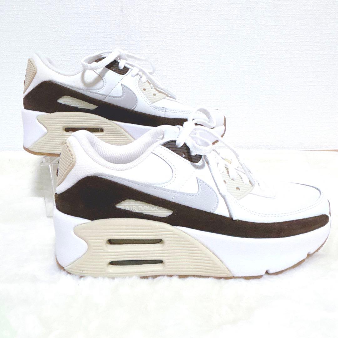 【美品】NIKE ナイキ　エアマックス 90 LV8 スニーカー　厚底　23.5
