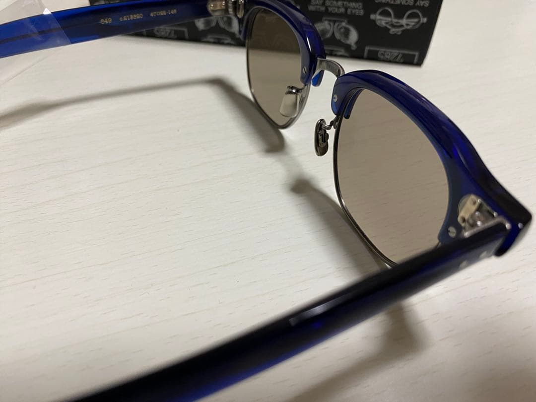 EYEVAN7285 型番649 c.213820 ブルー×ヴィンテージブラック