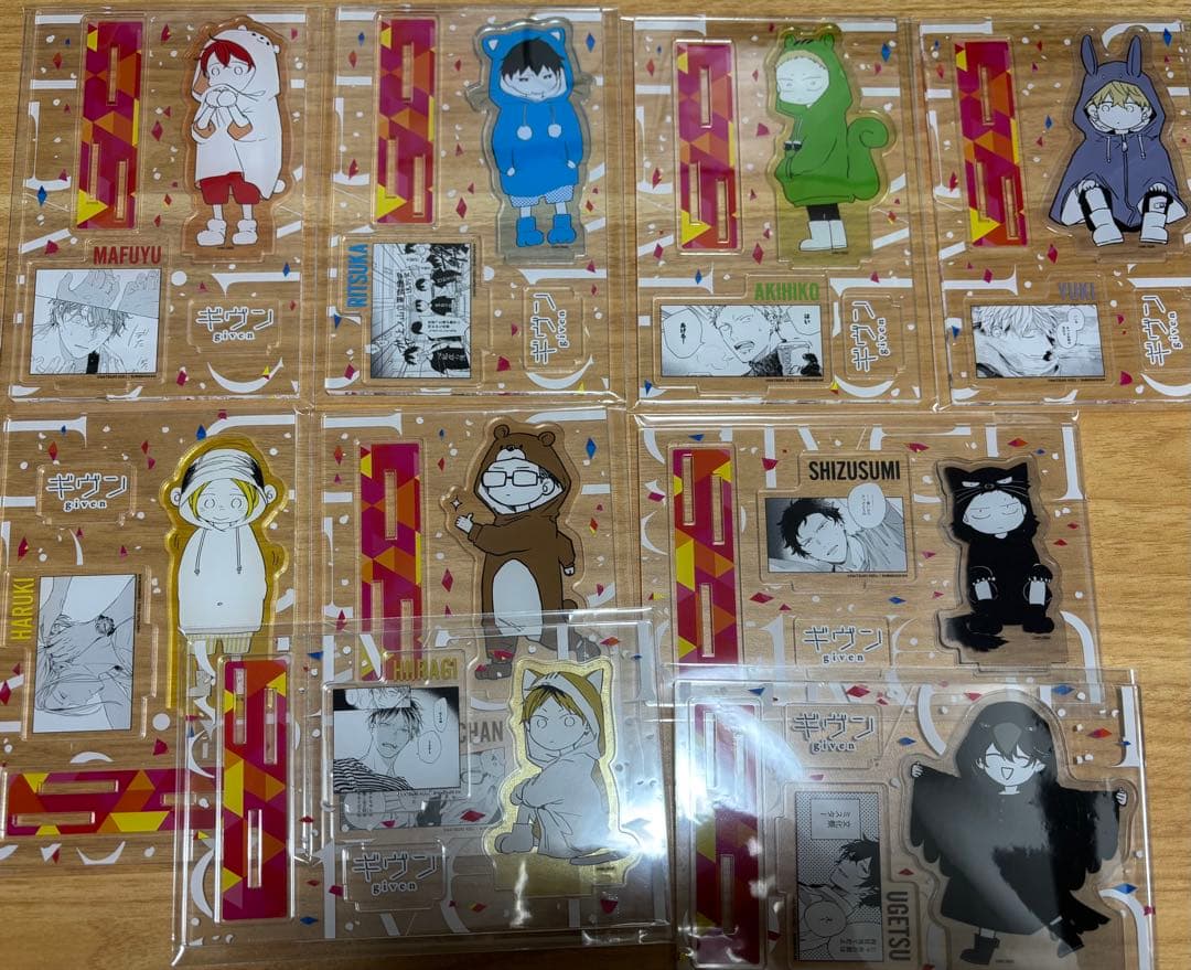 ギヴン　名場面アクリルスタンド　全種セット