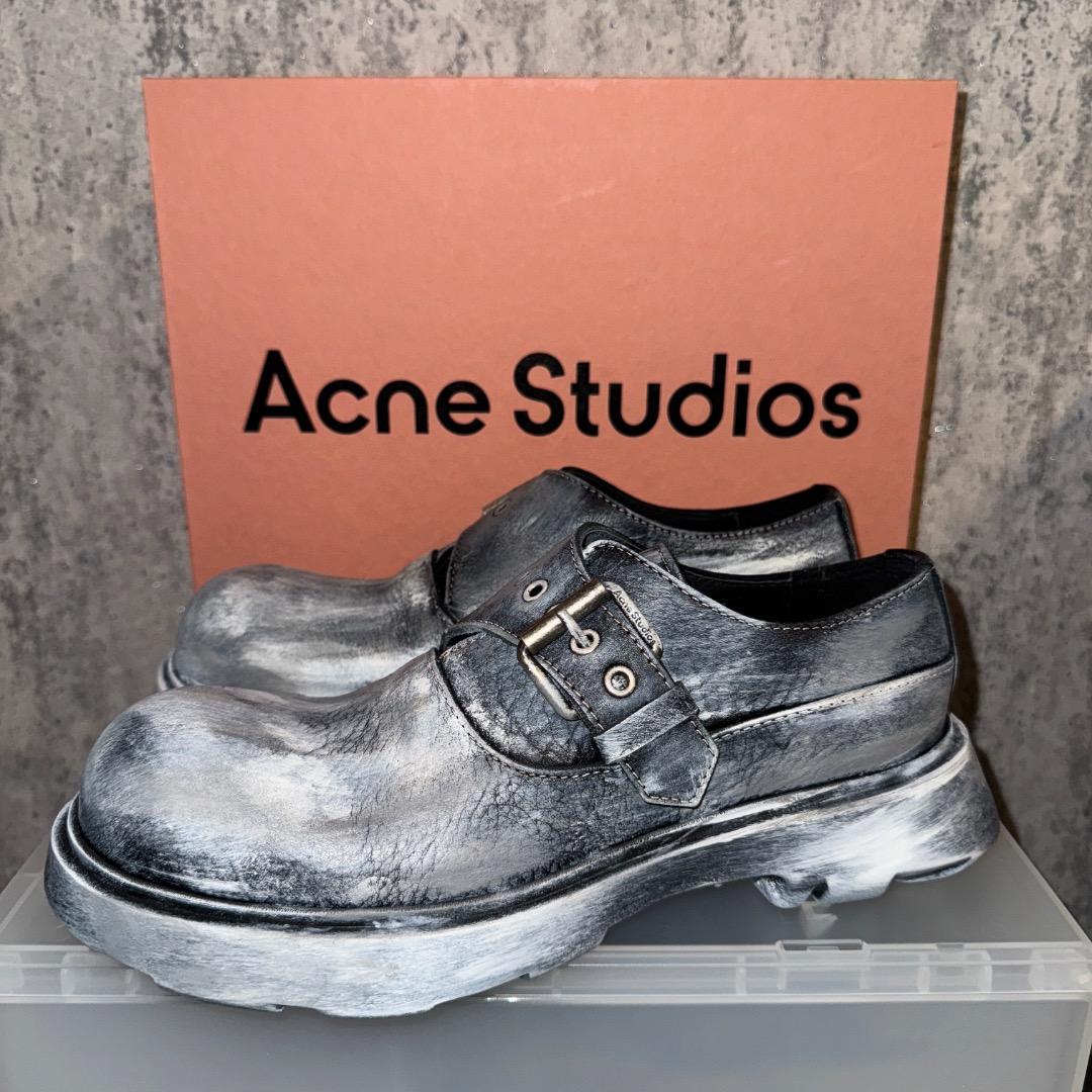 新品　がーくん着用　17万円　Acne Studios ダービーレザーシューズ