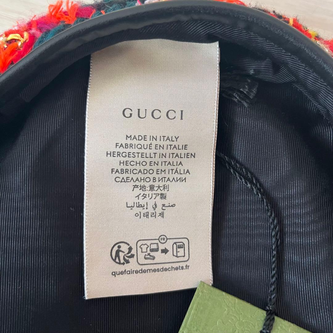 【未使用品】GUCCI グッチ ベレー帽 希少デザイン 箱付き レディース S