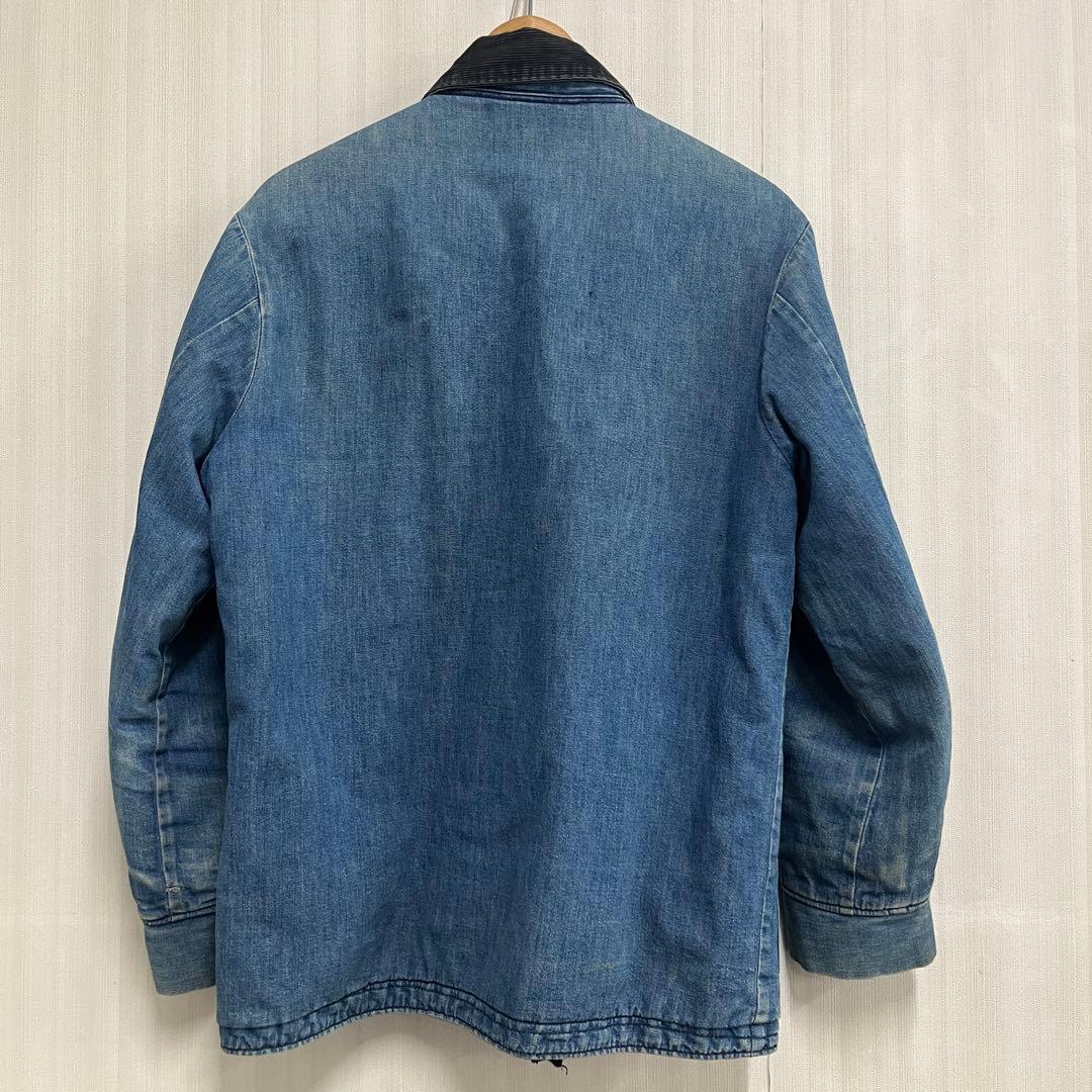 【vintage】 60s~70s ブランケット デニム カバーオール 36