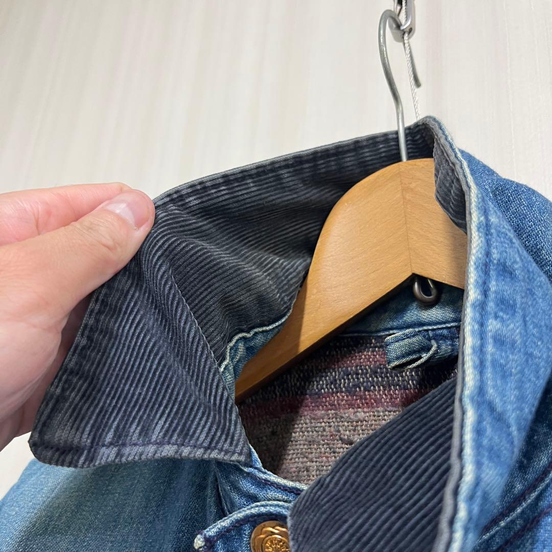 【vintage】 60s~70s ブランケット デニム カバーオール 36