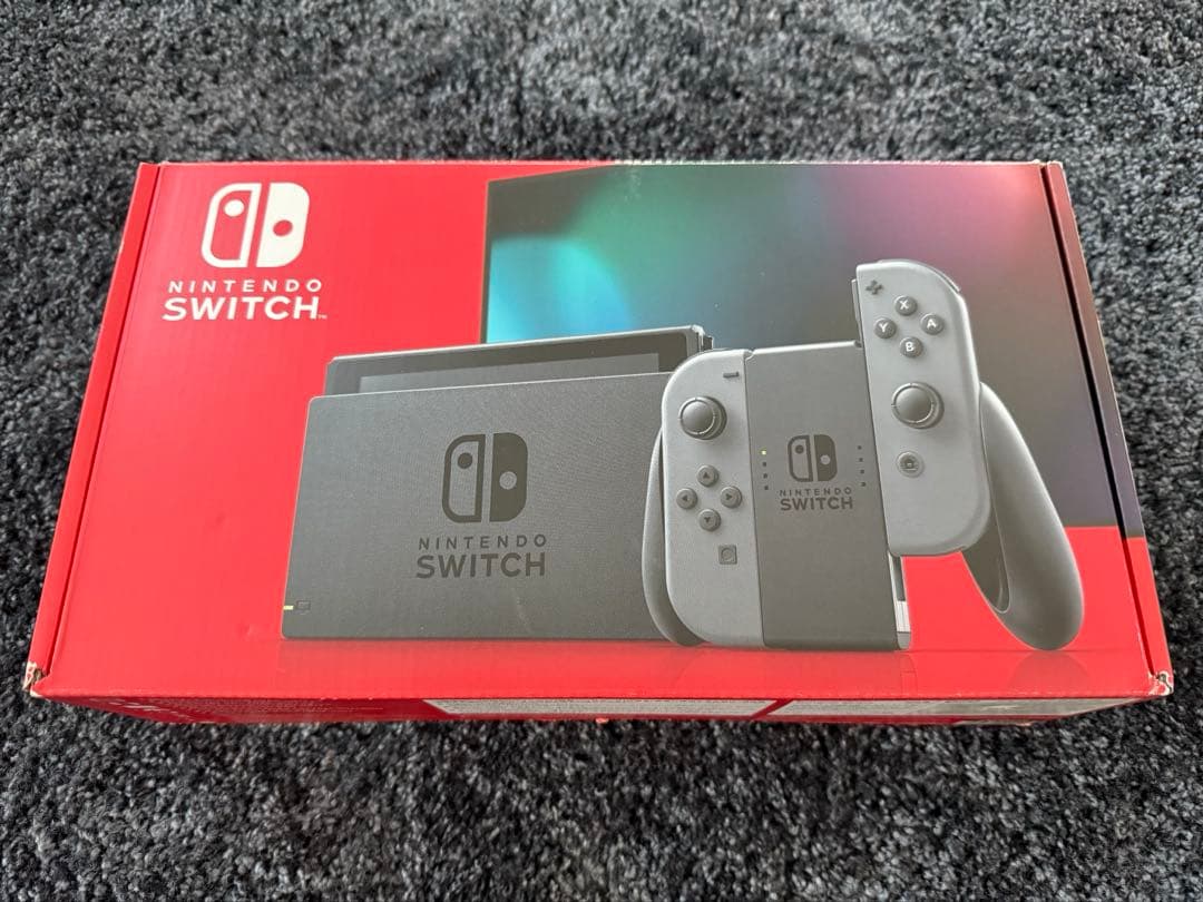 Nintendo Switch 本体 グレー ＋ジョイコン 1セット付き!