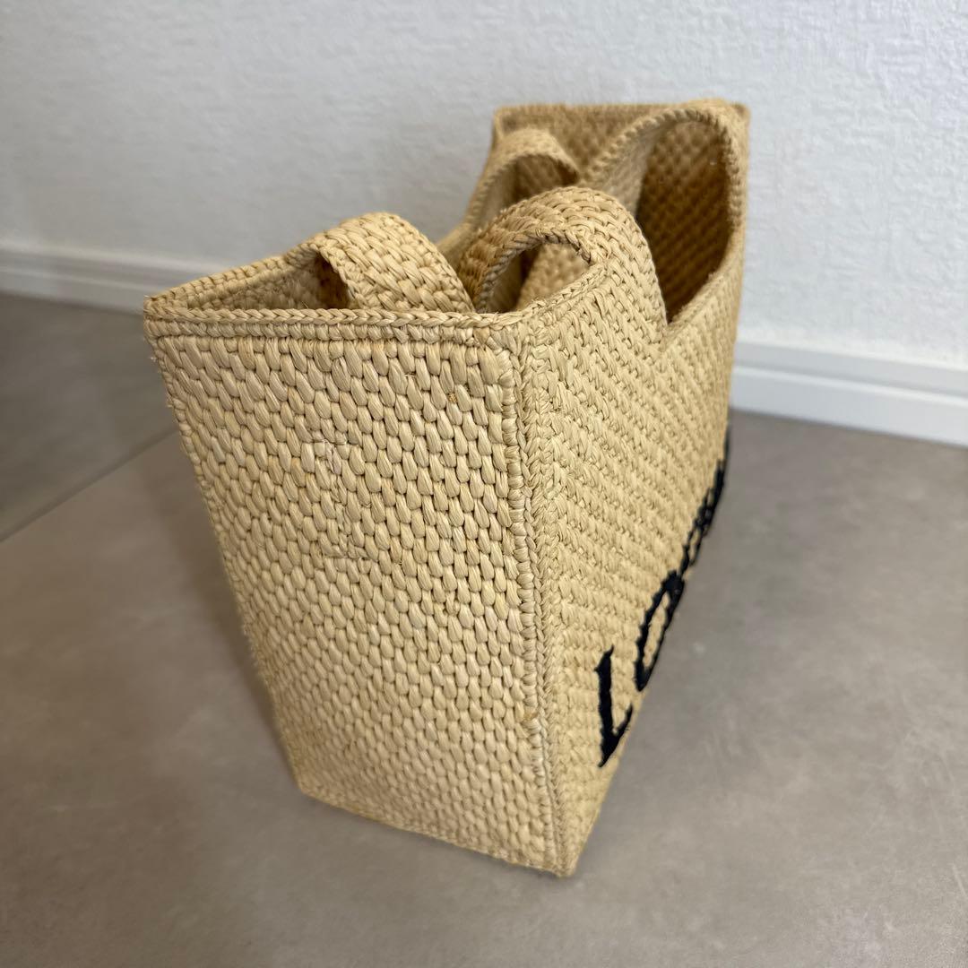 【新品未使用】ロエベフォント トート ミニ（ラフィア）