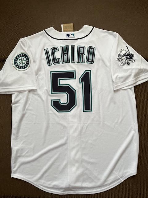 イチロー51引退セレモニー8/9記念試合選手着用モデル現地販売レプリカジャージL