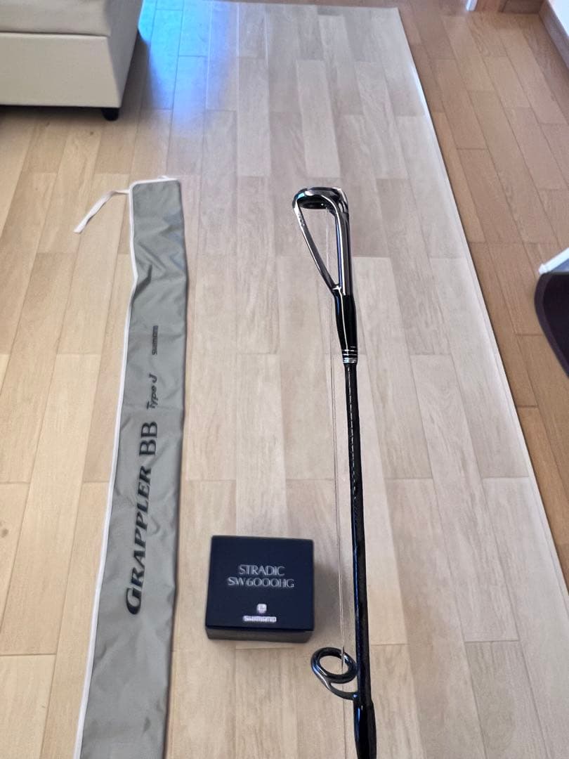シマノグラップラー BBロッド & Stradic SW6000HGリールセット