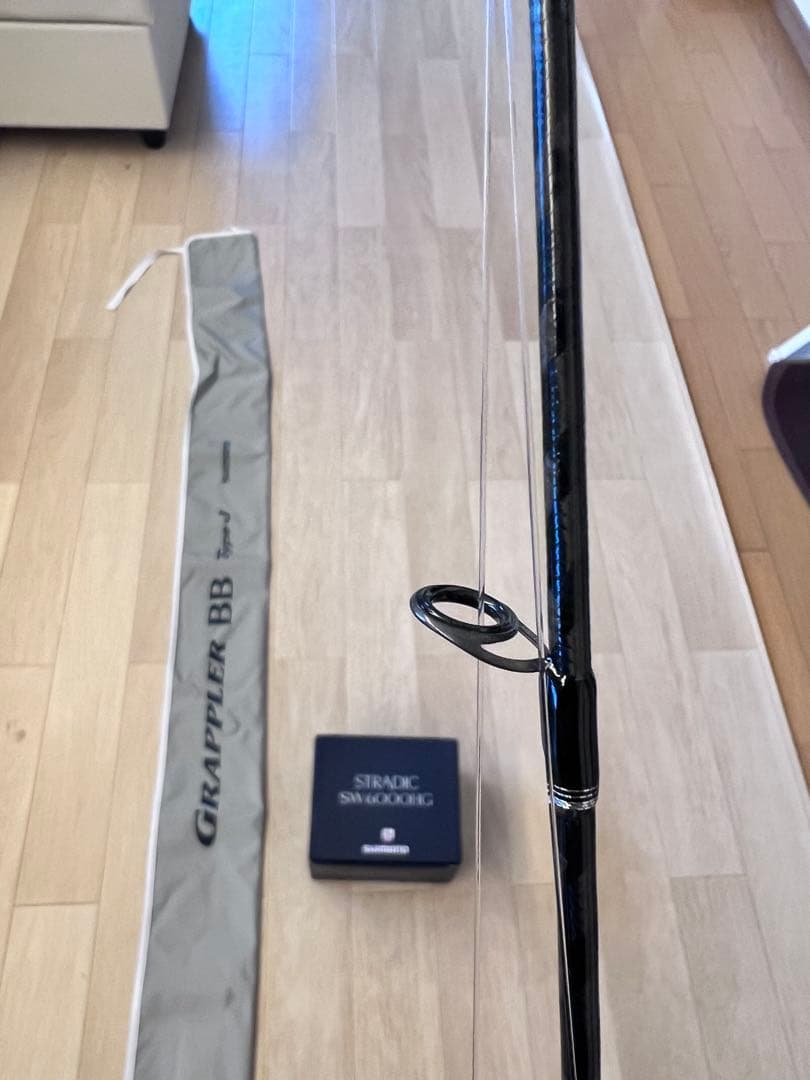 シマノグラップラー BBロッド & Stradic SW6000HGリールセット