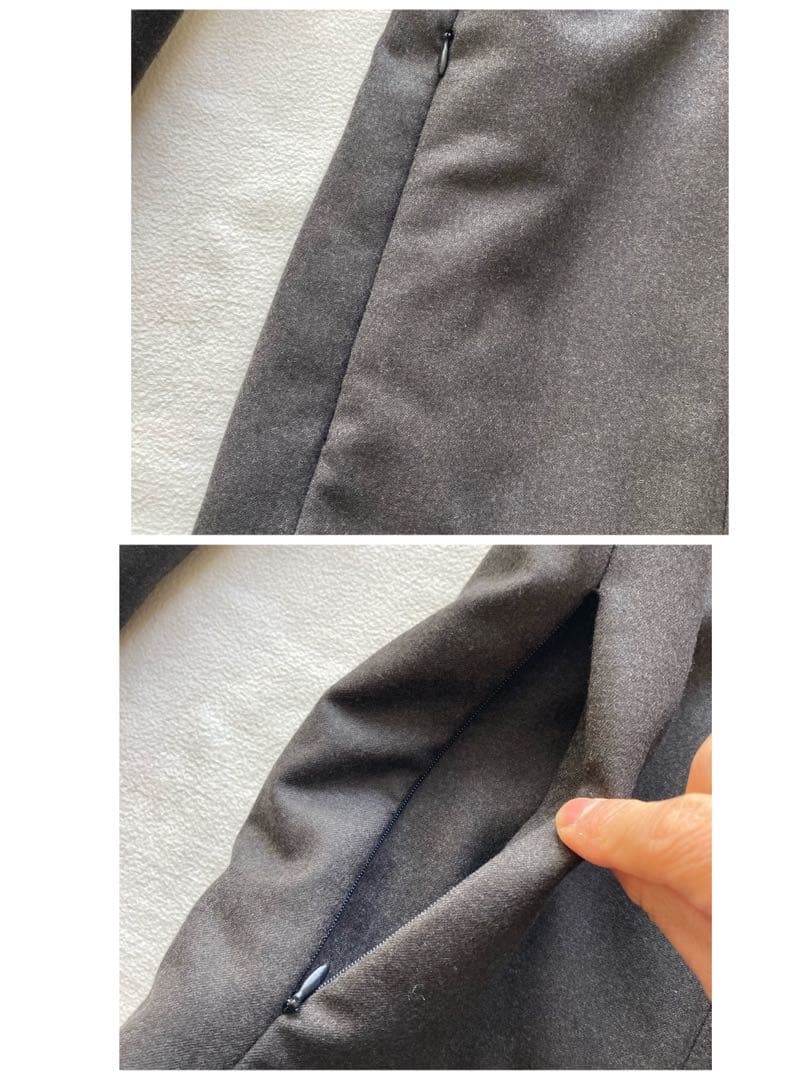 エンポリオアルマーニ　フード付・ジャケット　チャコールグレー　48 美品　伊製