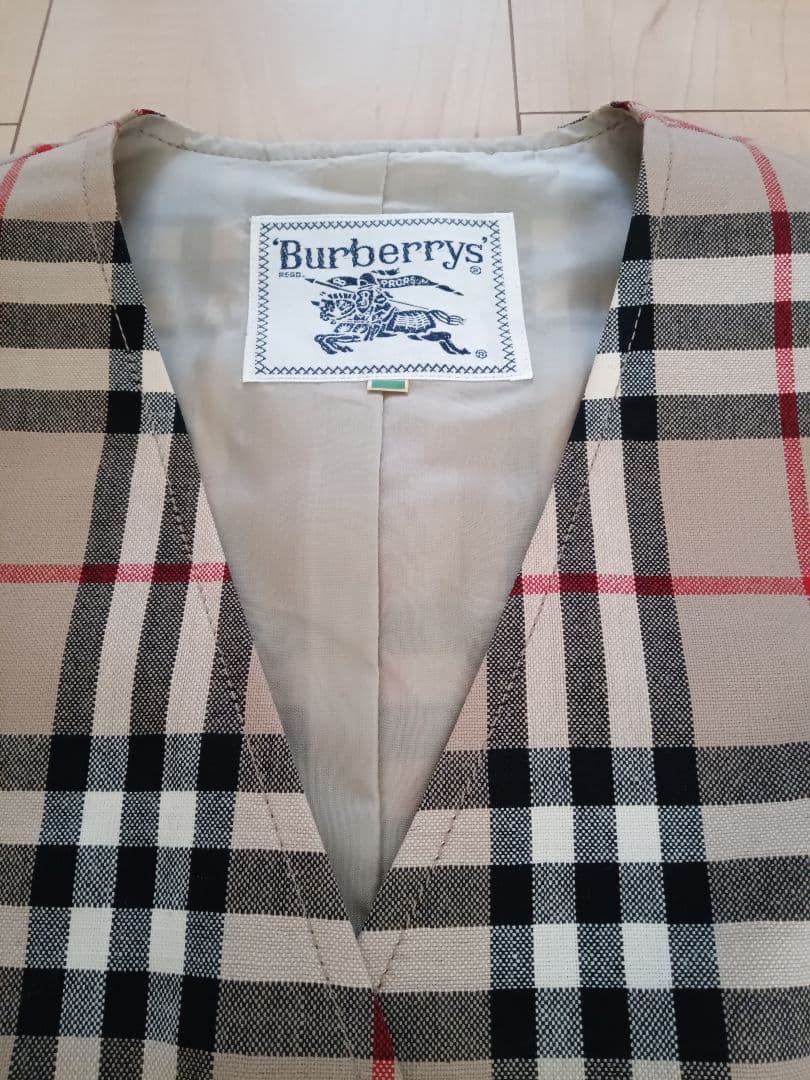 Burberrys　バーバリーズ　ベスト　ノバチェック　ウール