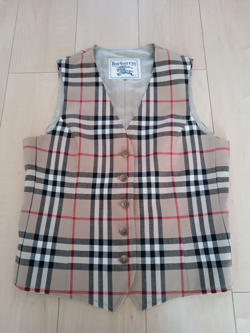 Burberrys　バーバリーズ　ベスト　ノバチェック　ウール