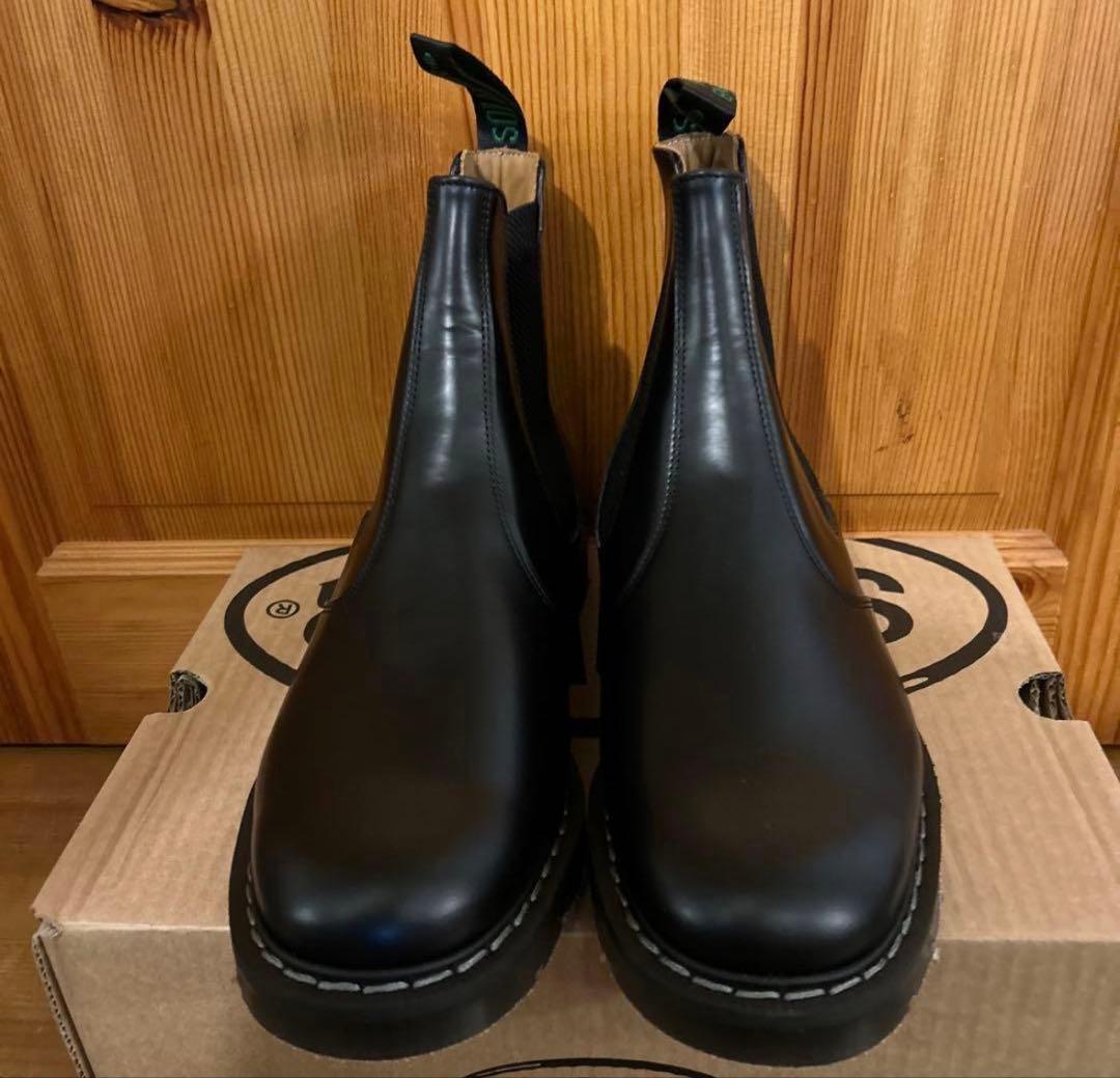 SOLIVAIR ソロヴェアー　サイドゴアブーツ ブラック