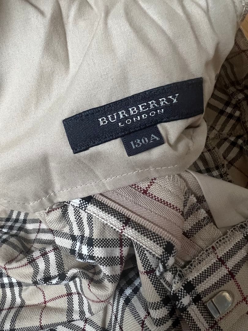 バーバリー　ノバチェック　ジャケット ハーフパンツ シャツ　120 130