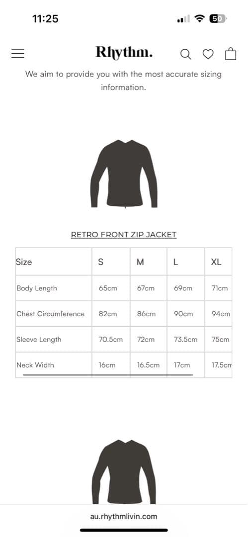 Rhythm ウエット　ジャケット