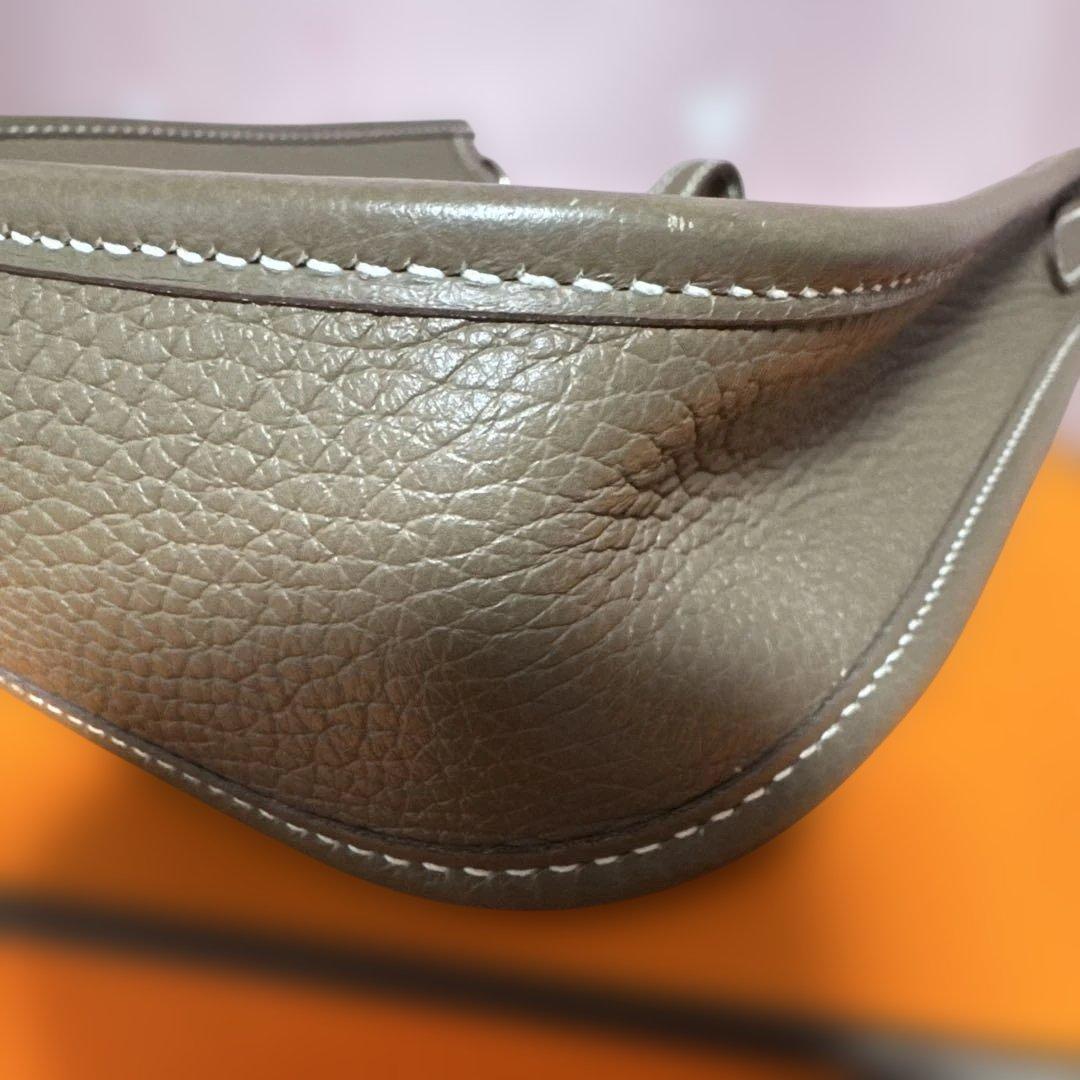 エブリン tpm エトゥープ ブルーインディゴ　シルバー金具 Y刻印　ロング