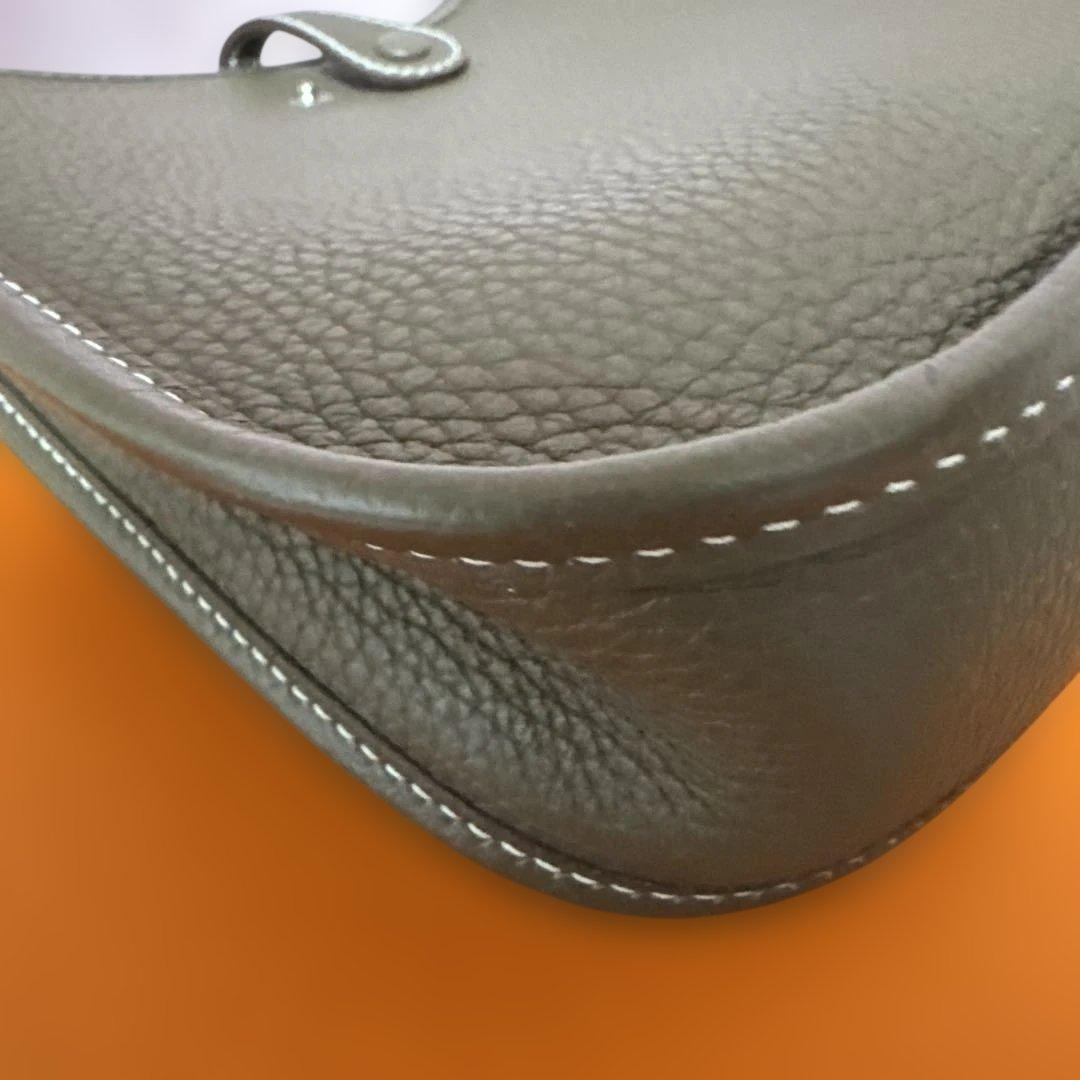 エブリン tpm エトゥープ ブルーインディゴ　シルバー金具 Y刻印　ロング