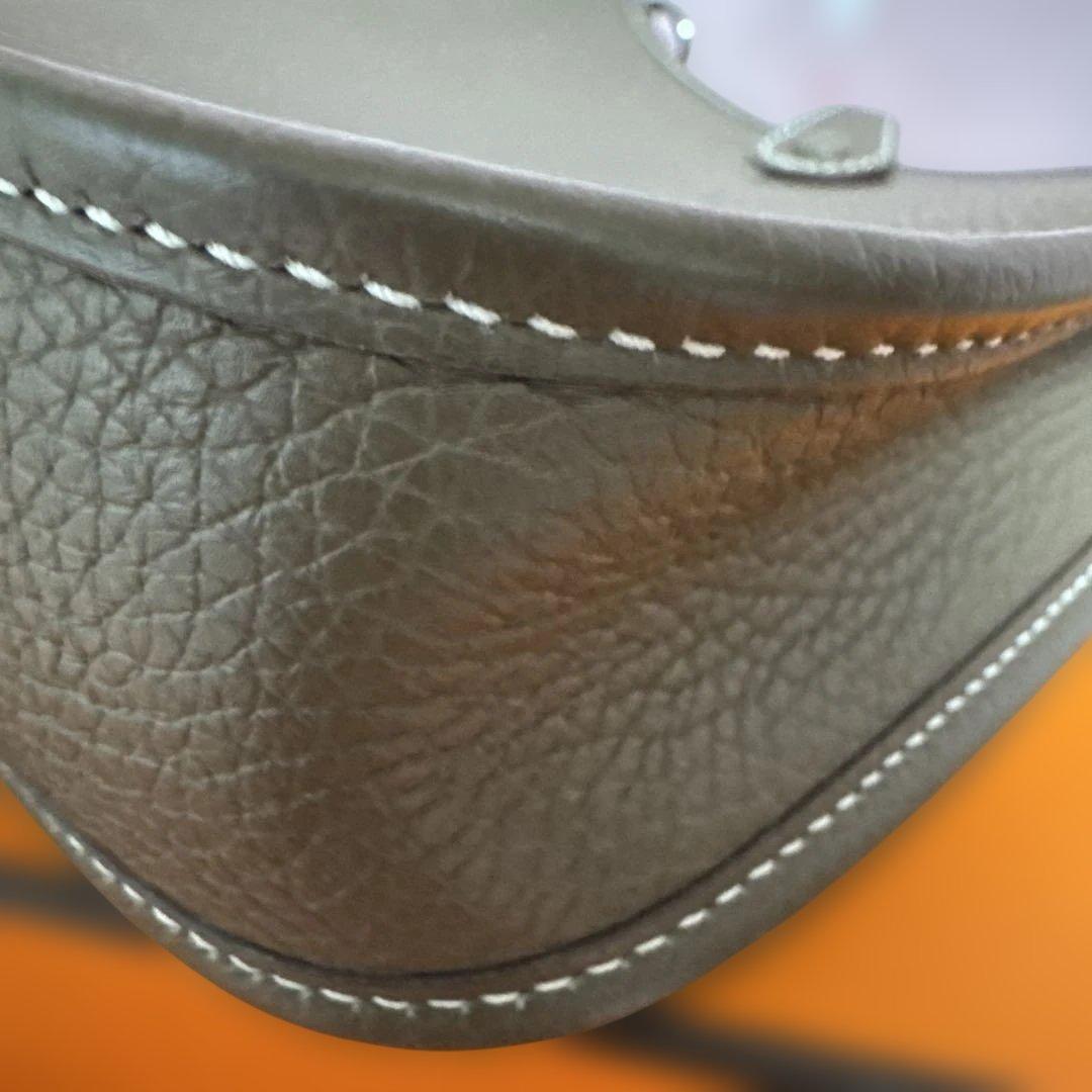 エブリン tpm エトゥープ ブルーインディゴ　シルバー金具 Y刻印　ロング