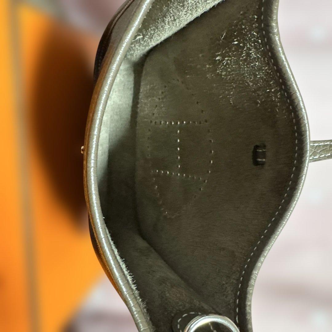 エブリン tpm エトゥープ ブルーインディゴ　シルバー金具 Y刻印　ロング