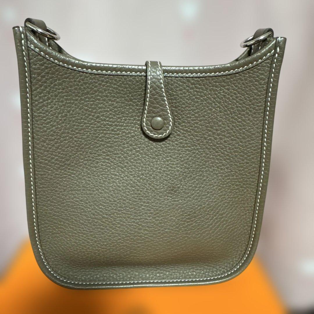 エブリン tpm エトゥープ ブルーインディゴ　シルバー金具 Y刻印　ロング