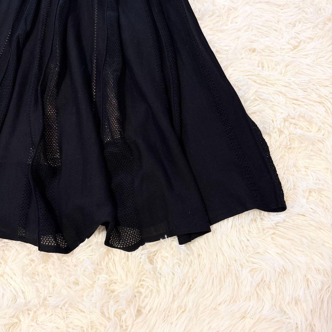 【未使用級•希少✨近年モデル✨】AGNONA ニット ロングワンピース シルク混