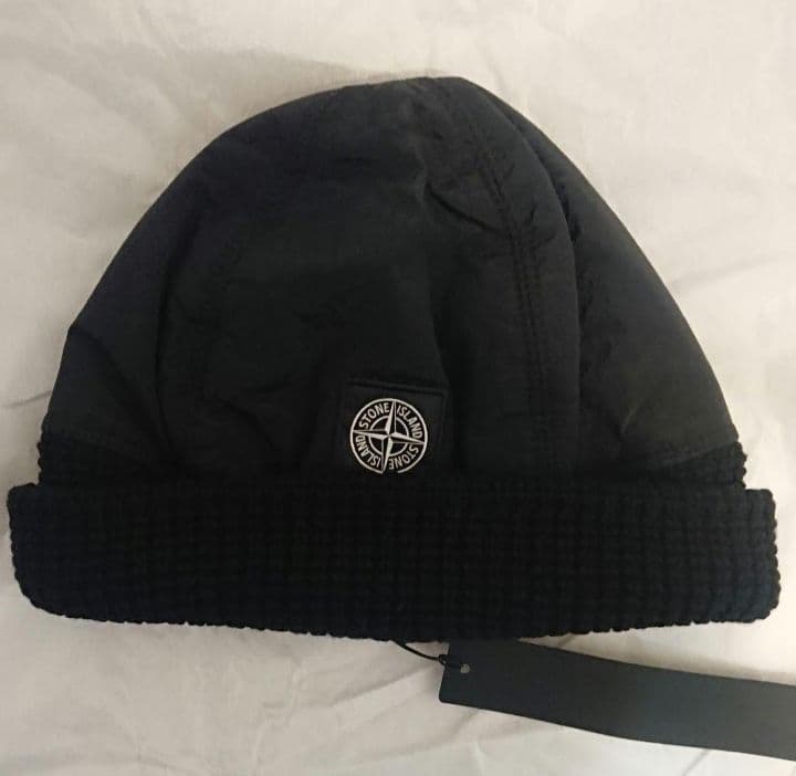 Stone  ナイロンメタル ウールビーニー