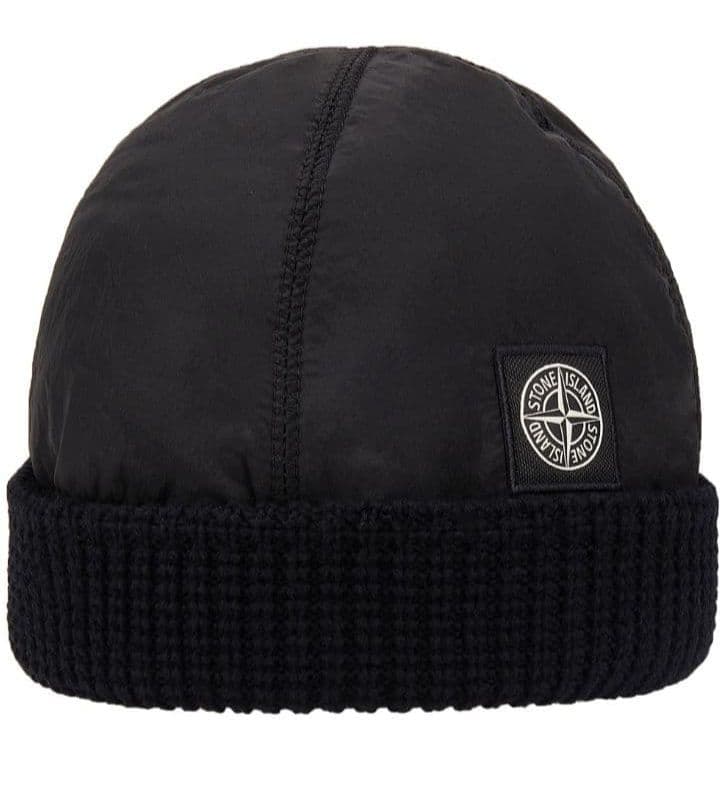 Stone  ナイロンメタル ウールビーニー