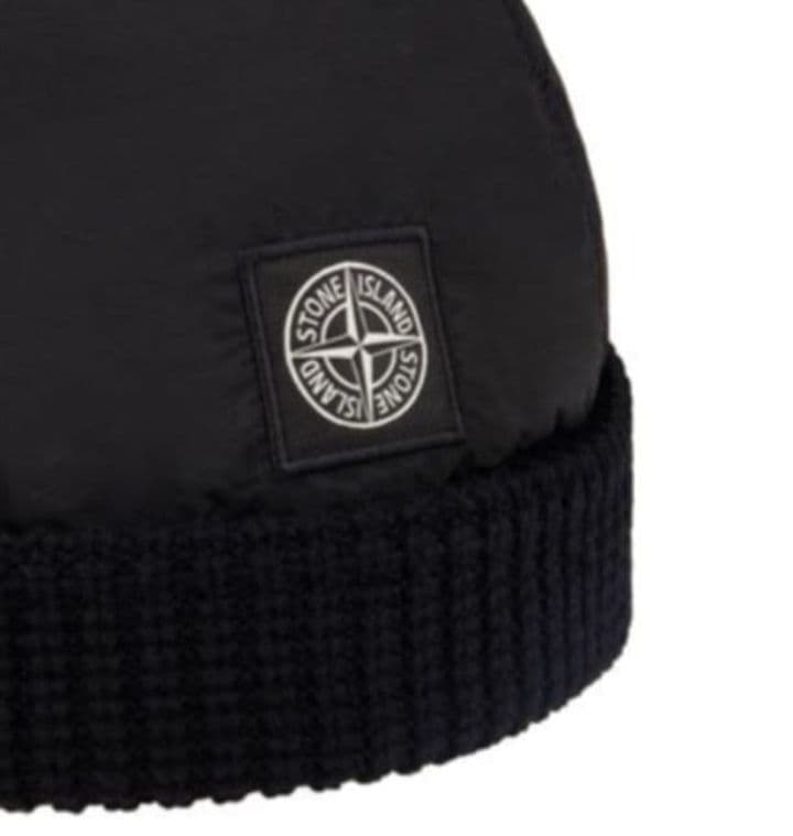 Stone  ナイロンメタル ウールビーニー