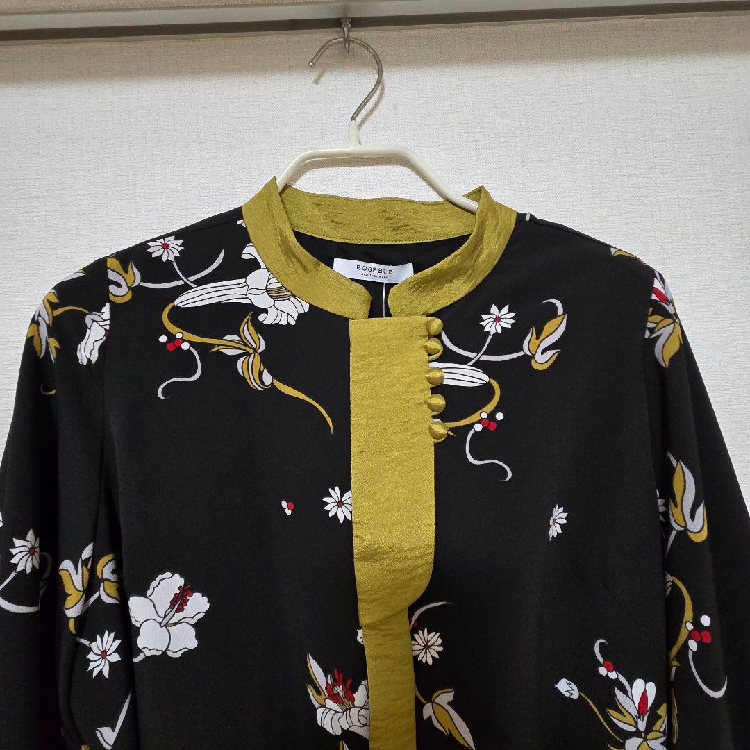 ROSE BUD　オリエンタルプリントワンピース