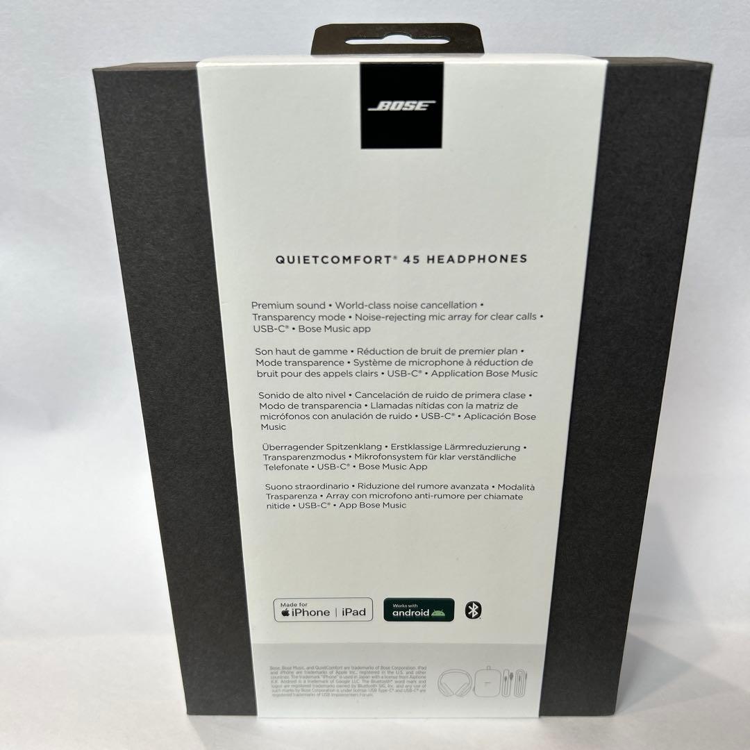 Bose QuietComfort 45 ヘッドホン 正規品 新品未使用