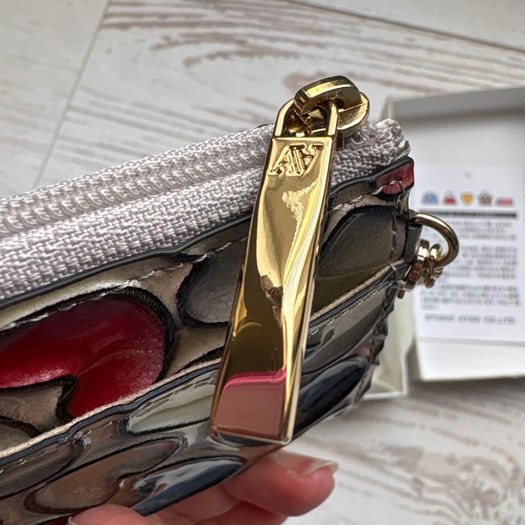 ★ATAO ★新品未使用♪ベル　キーケース　ミニ財布　プラチナグラス