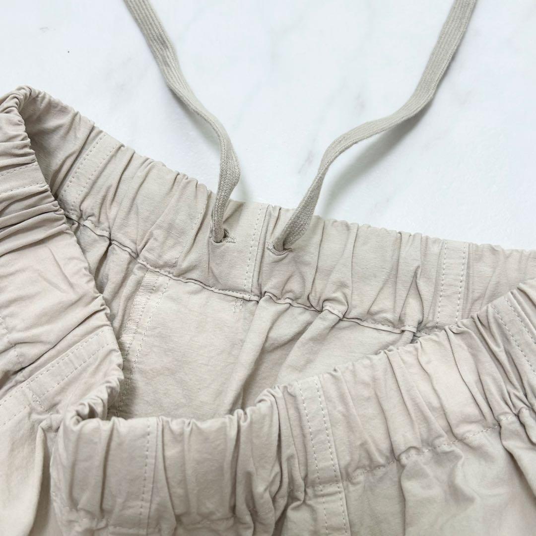 美品✨カレンソロジー　コットンリネンドロストパンツ　ベージュ