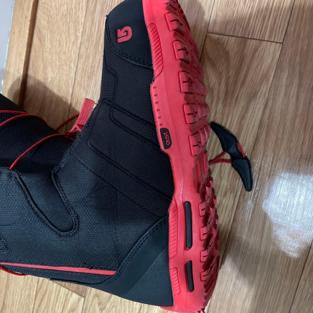 BURTONスノーボードブーツ imPRINT3. ブラック/レッド