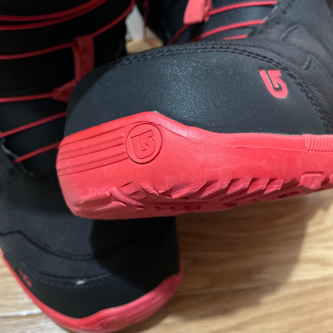 BURTONスノーボードブーツ imPRINT3. ブラック/レッド