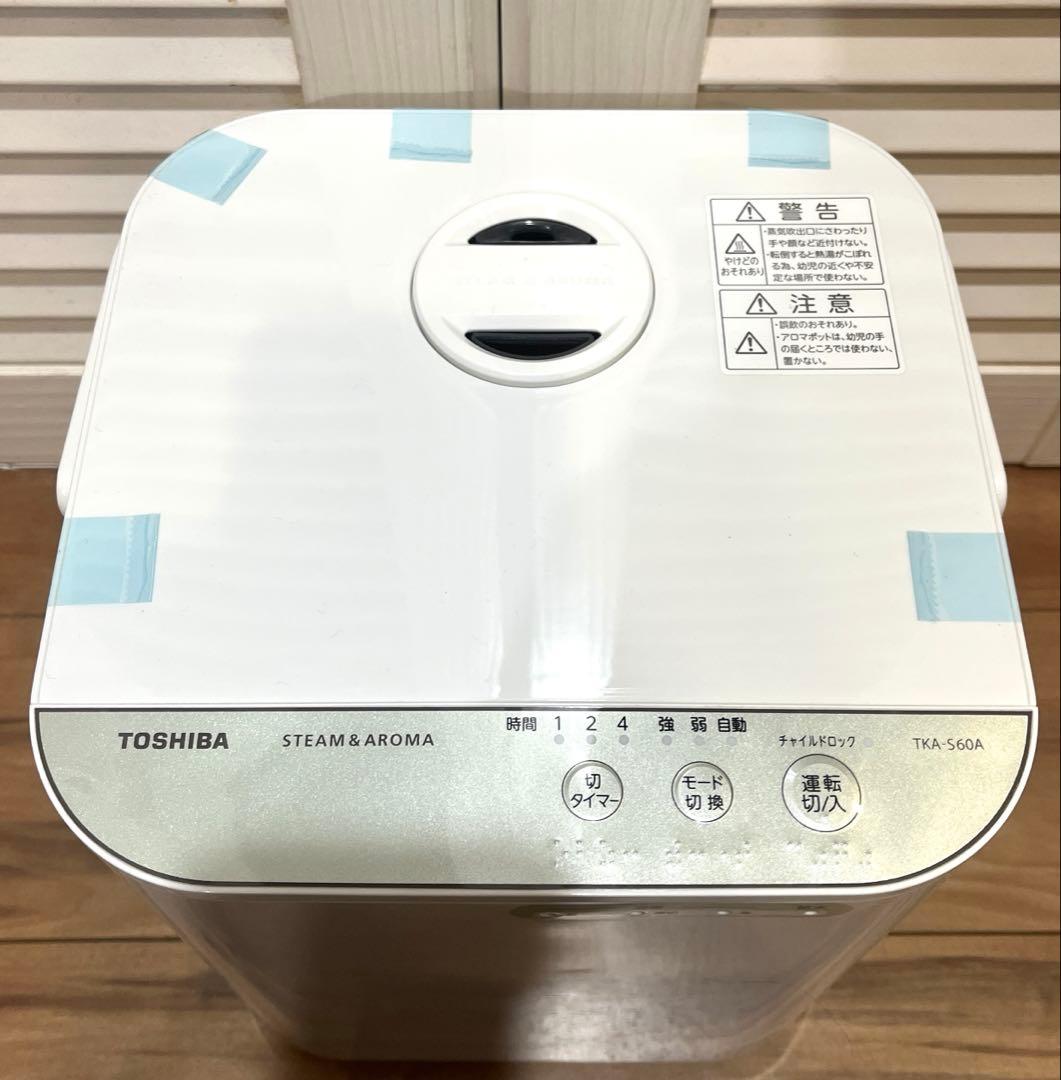 東芝 スチームファン式 加湿器 TKA-S60A グランホワイト