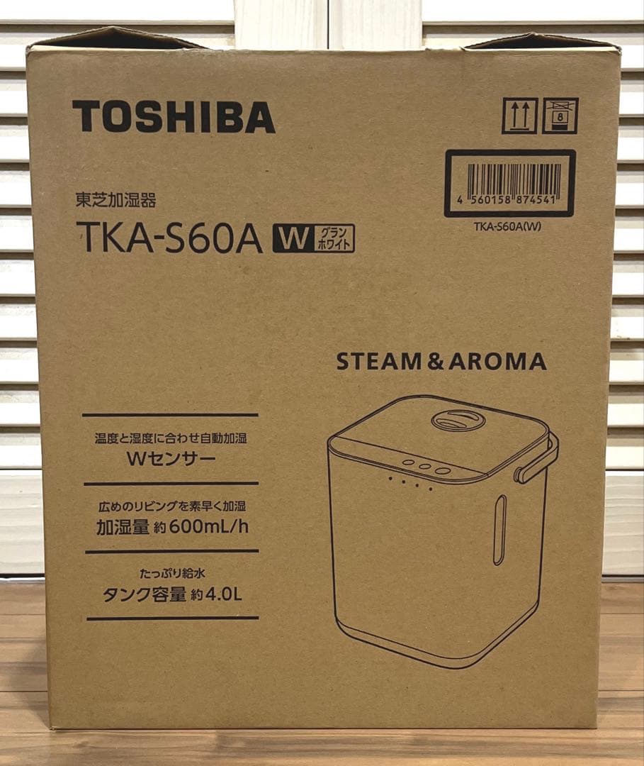 東芝 スチームファン式 加湿器 TKA-S60A グランホワイト