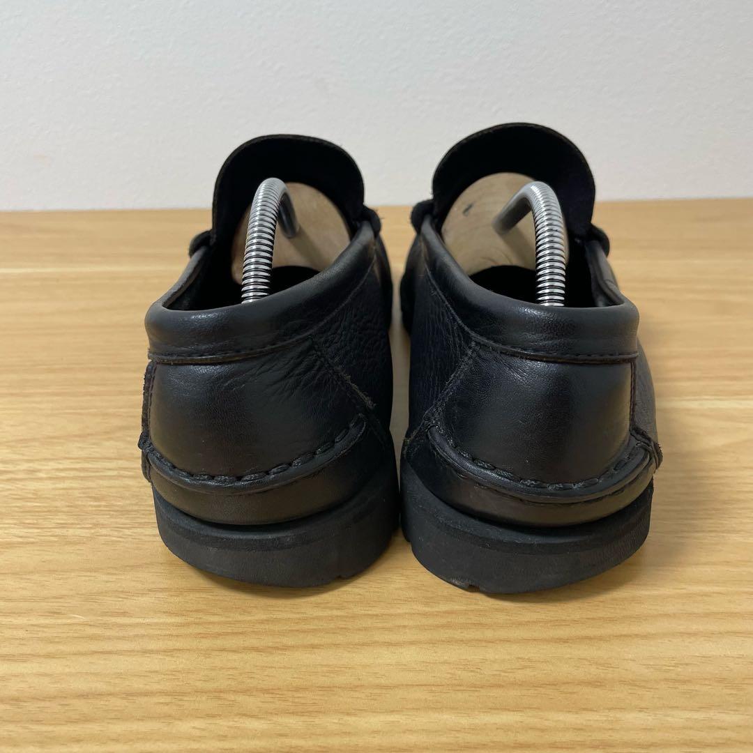 パラブーツ　CORAUX RAID ローファー　レザー　ブラック　7.5