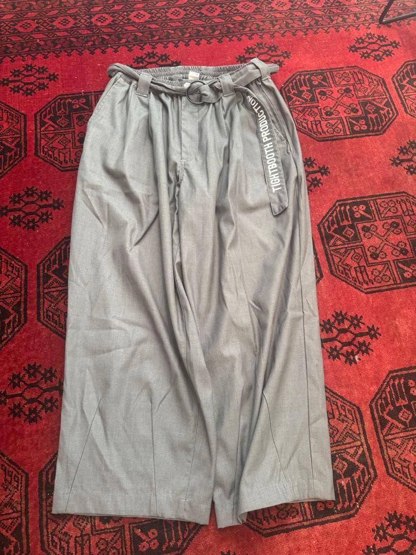 tightbooth バギースラックス　グレーＬサイズ