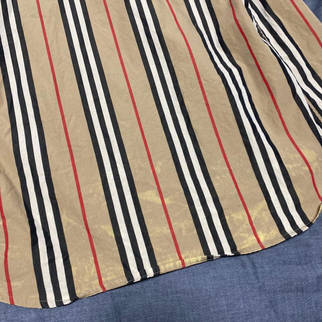 BURBERRY ストライプ柄 長袖シャツ 14Y