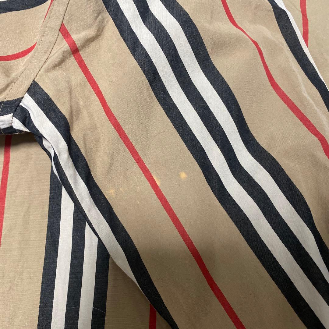 BURBERRY ストライプ柄 長袖シャツ 14Y