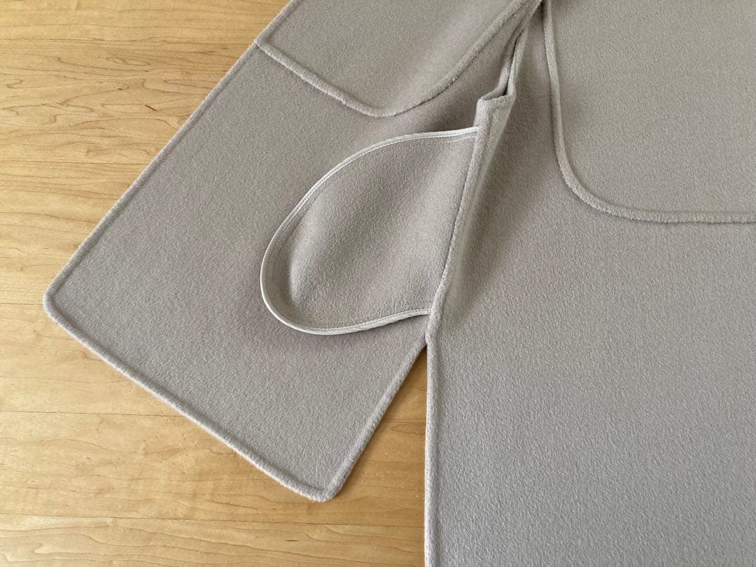 【美品】machatt マチャット　リバーウールベスト　ベージュ