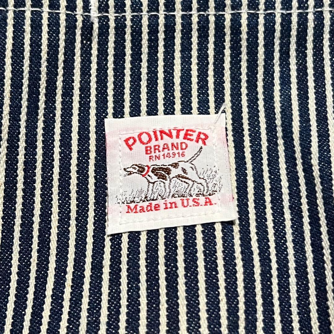 USA製　ポインターブランド　ヒッコリーストライプジャケット希少XS