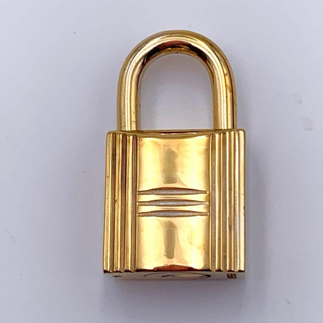 HERMESエルメス カデナ 104番 ゴールド 24Kメッキ 鍵付き 南京錠