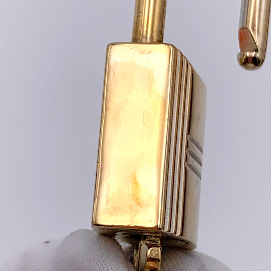 HERMESエルメス カデナ 104番 ゴールド 24Kメッキ 鍵付き 南京錠