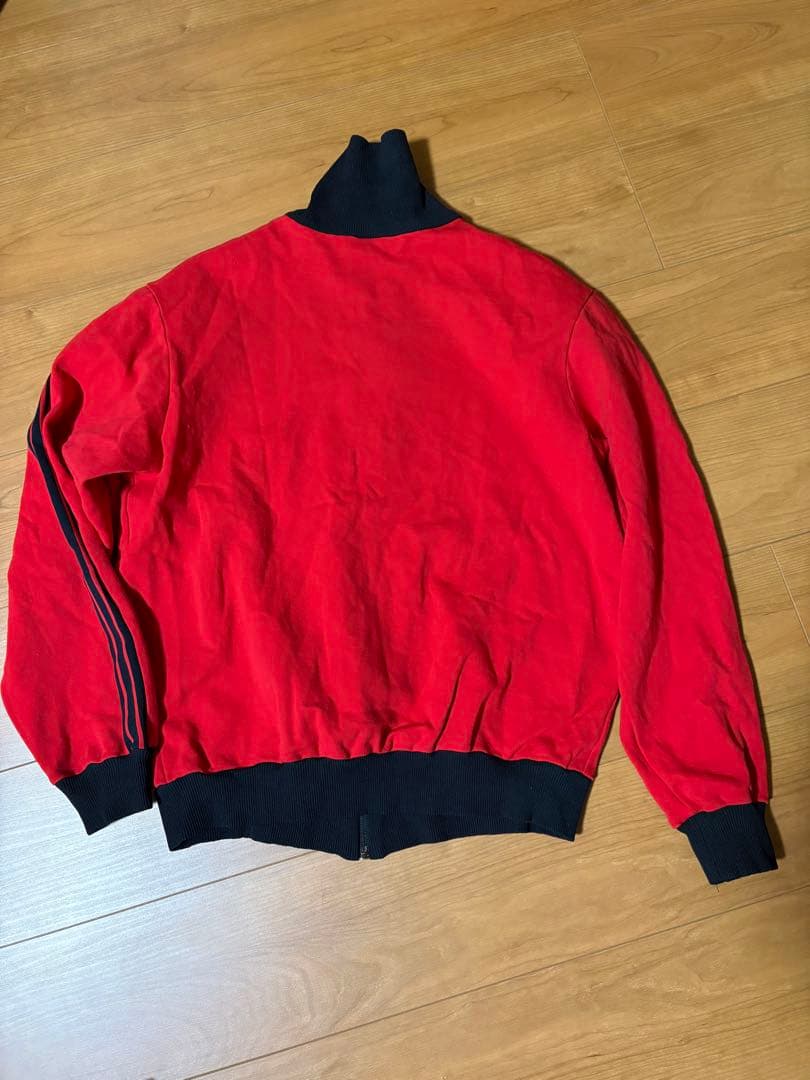 K*J様 70s adidas トラックジャケット 西ドイツ製 4号 赤×黒