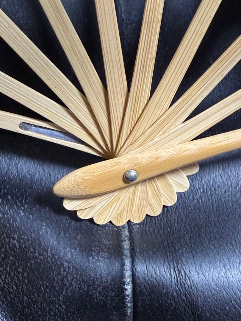 扇子　32.5cm 宮脇賣扇庵　金　月秋草花　飾り扇　飾舞扇　舞扇子　舞踊　着物