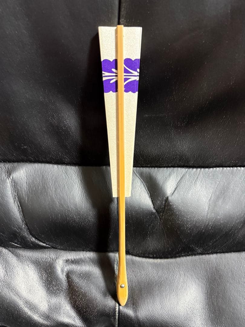 扇子　32.5cm 宮脇賣扇庵　金　月秋草花　飾り扇　飾舞扇　舞扇子　舞踊　着物